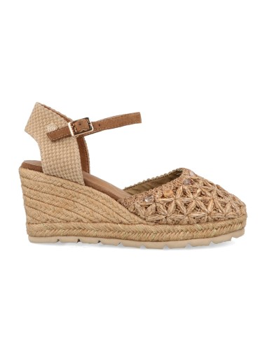 O-Joo Geri Flower sandalo espadrillas con zeppa